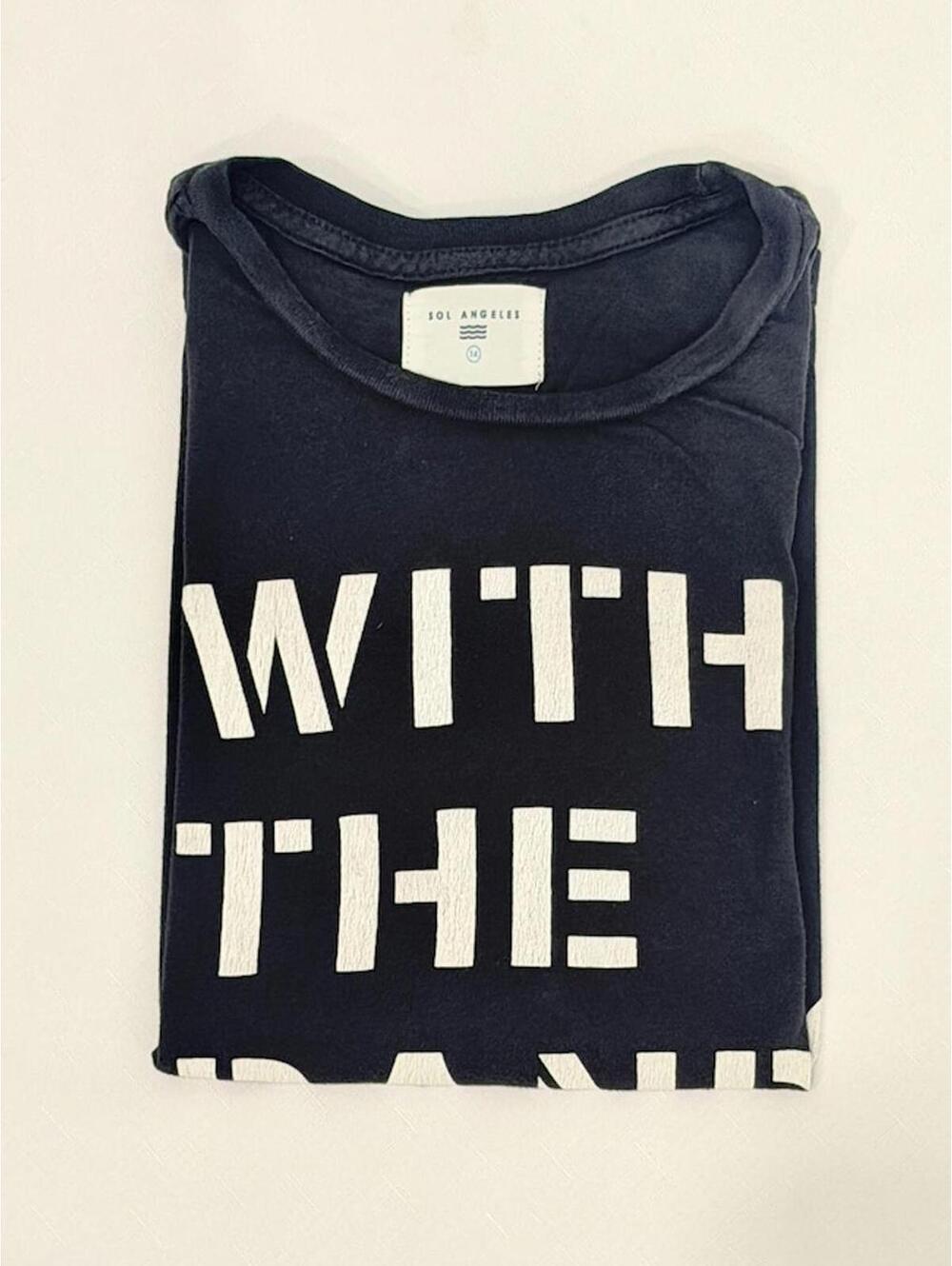 Sol Angeles "With The Band" Graphic‎ Tee - Black/Charcoal Kids Medium